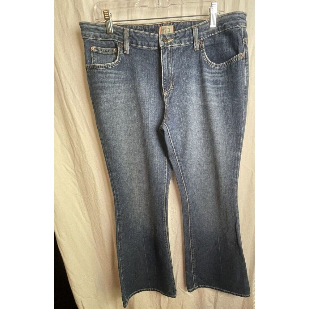Tilt Huntington Flare Jeans Women's 13 Reg Blue Low Rise Medium Wash Cotton
